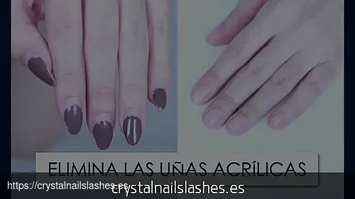 cómo quitar las uñas acrilicas fácil