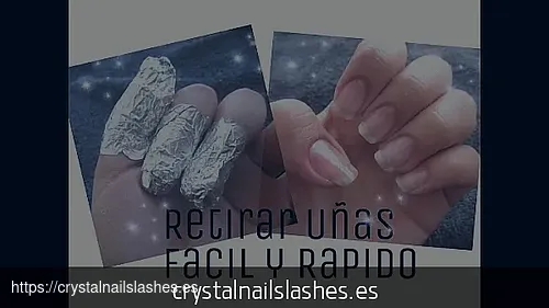 cómo quitar las uñas acrilicas fácil