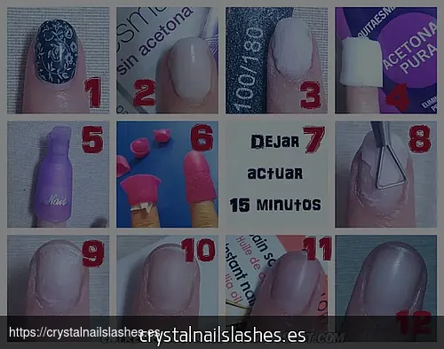 como quitar uñas de gel facil y rapido