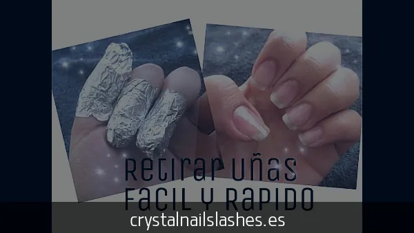 cómo quitar las uñas acrilicas fácil