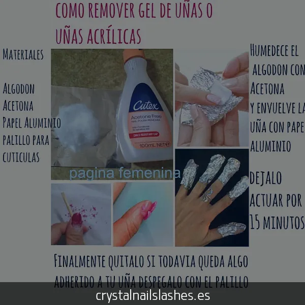 como quitar las uñas pegadas con pegamento